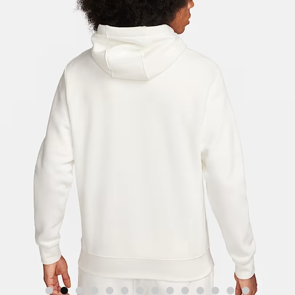 Nike Classic White Zip-Up Hoodie - Picture 2 of 5